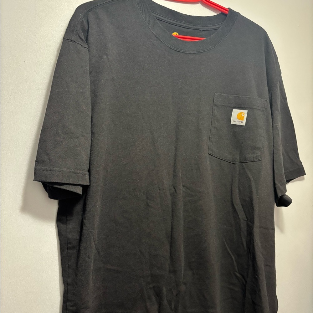 Carhartt Men's Black/Charcoal Pocket Tee
